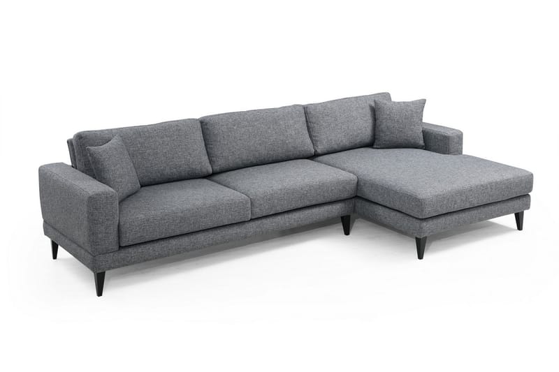 Bäddsoffa Stancle med Divan Höger - Grå - Möbler - Soffa - Bäddsoffa - Bäddsoffa divan