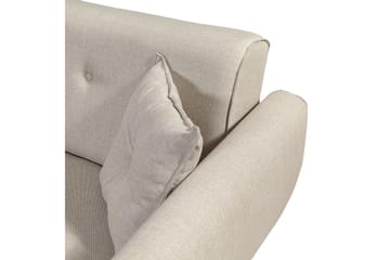 Bäddsoffa Tufford med Divan Höger - Vit - Möbler - Soffa - Bäddsoffa - Bäddsoffa divan