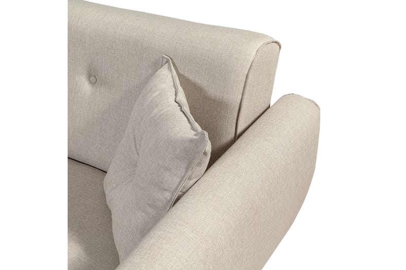 Bäddsoffa Tufford med Divan Höger - Vit - Möbler - Soffa - Bäddsoffa - Bäddsoffa divan