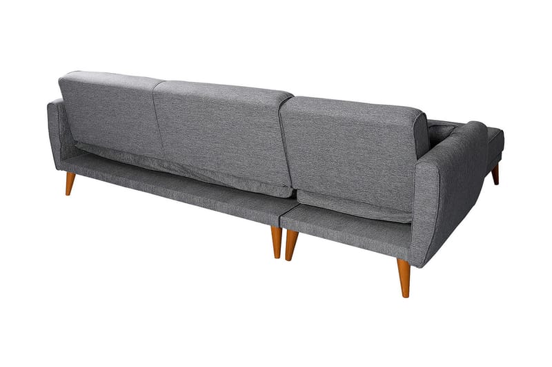 Bäddsoffa Tufford med Divan Vänster - Grå - Möbler - Soffa - Bäddsoffa - Bäddsoffa divan