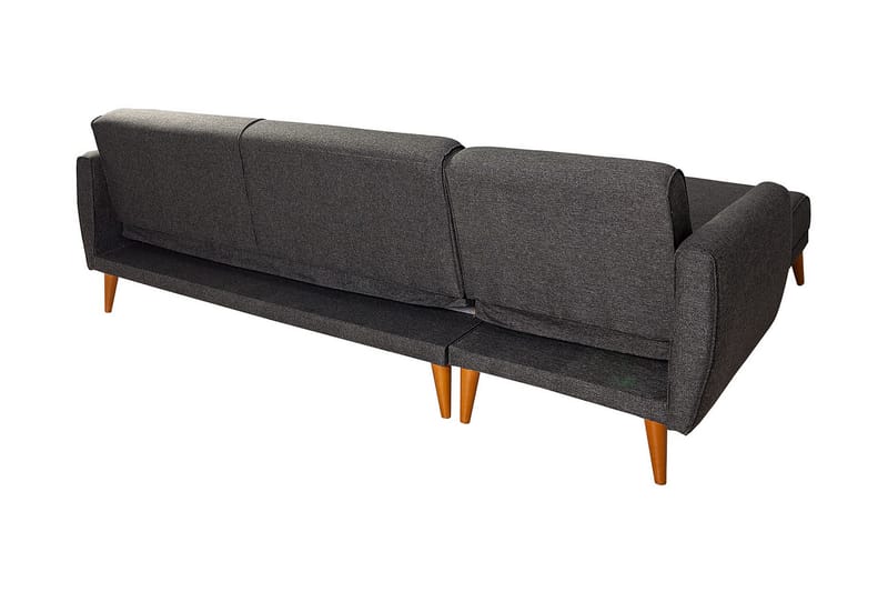 Bäddsoffa Tufford med Divan Vänster - Grå - Möbler - Soffa - Bäddsoffa - Bäddsoffa divan