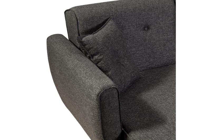 Bäddsoffa Tufford med Divan Vänster - Grå - Möbler - Soffa - Bäddsoffa - Bäddsoffa divan