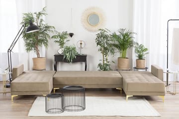 Bäddsoffa Westerleigh med Divan - Beige - Möbler - Soffa - Bäddsoffa - Bäddsoffa divan