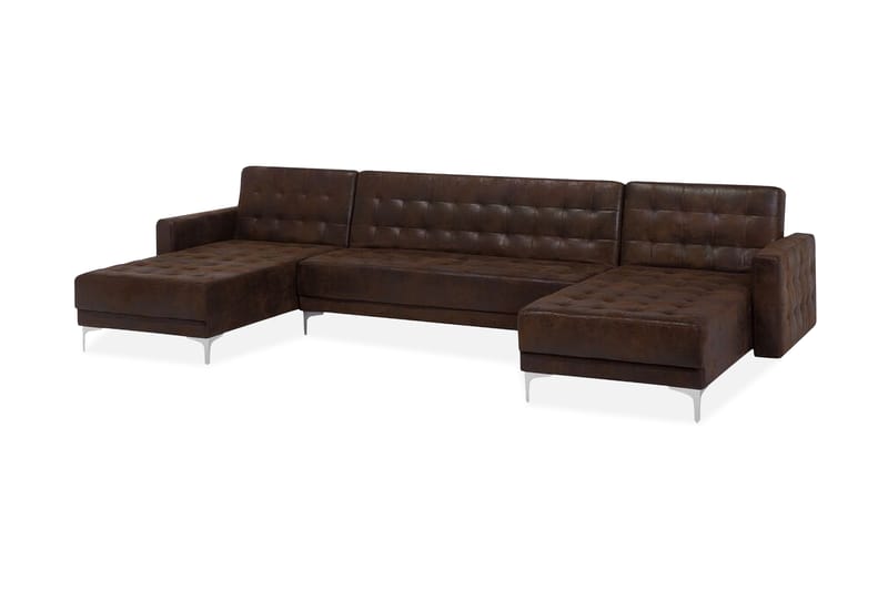 Bäddsoffa Westerleigh med Divan - Brun - Möbler - Soffa - Bäddsoffa - Bäddsoffa divan