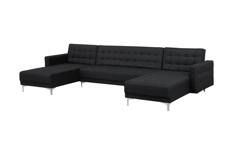 Bäddsoffa Westerleigh med Divan - Grå - U bäddsoffa - Bäddsoffa divan