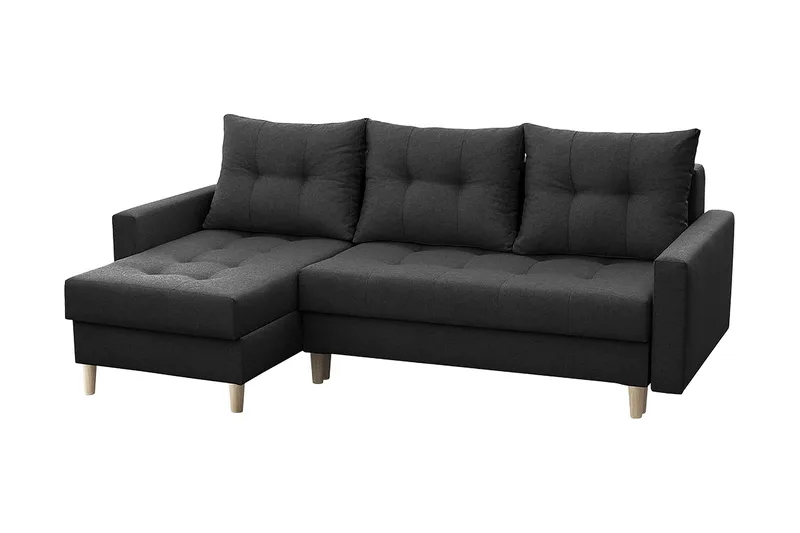 Bodo Divanbäddsoffa 222x140x90 cm - Blå - Möbler - Soffa - Bäddsoffa - Bäddsoffa divan