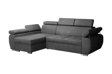 Boston Hörnsoffa Vänster - Mörkgrå - Möbler - Soffa - Bäddsoffa - Bäddsoffa divan