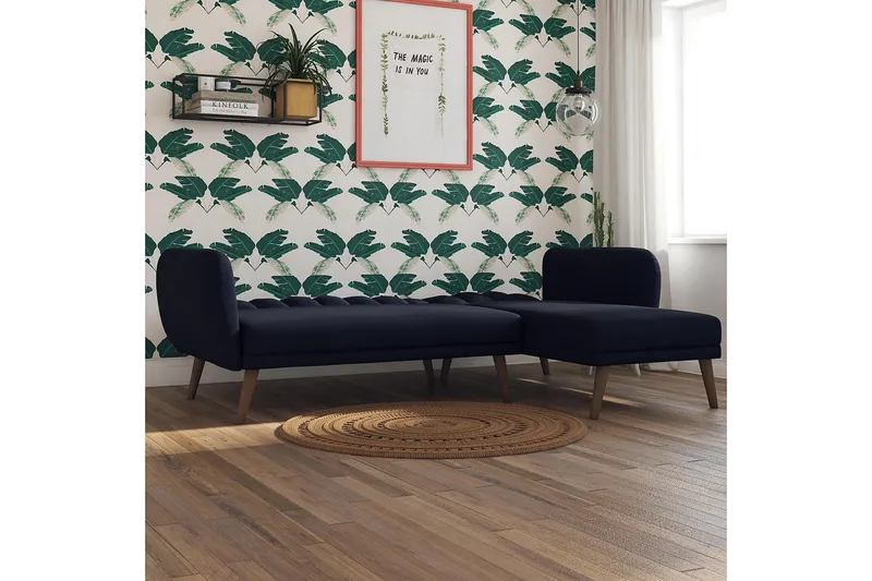 Brittany Divanbäddsoffa Marinblå - Novogratz - Möbler - Soffa - Bäddsoffa - Bäddsoffa divan