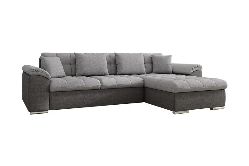 Camior 4-sits Bäddsoffa - Grå - Möbler - Soffa - Bäddsoffa - Bäddsoffa divan