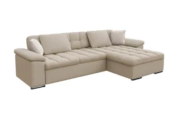 Camior Bäddsoffa m. Divan Förvaring 3-sits 227x129 - Beige - Möbler - Soffa - Bäddsoffa - Bäddsoffa divan