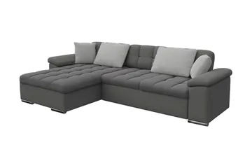Camior Bäddsoffa m. Divan Förvaring 3-sits 227x129 - Grå - Möbler - Soffa - Bäddsoffa - Bäddsoffa divan