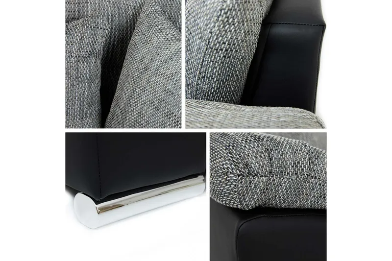 Camior Bäddsoffa m. Divan Förvaring 3-sits 227x129 - Grå - Möbler - Soffa - Bäddsoffa - Bäddsoffa divan