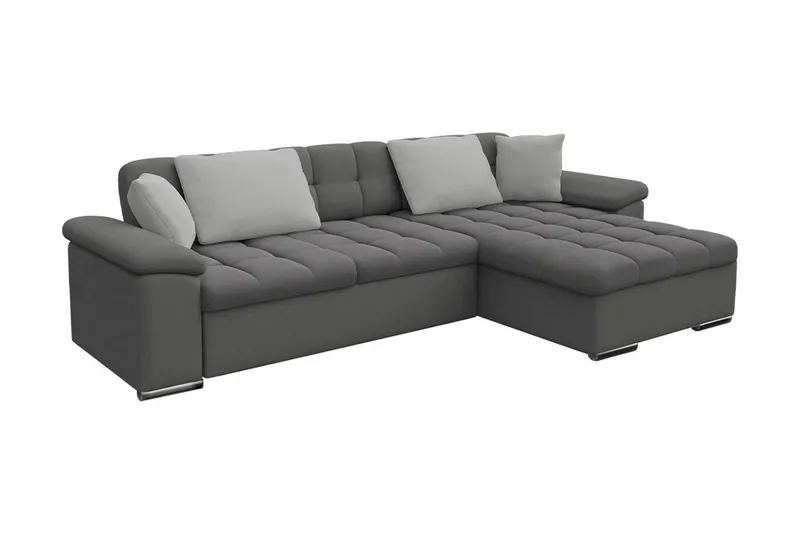 Camior Bäddsoffa m. Divan Förvaring 3-sits 227x129, Grå