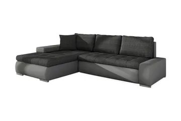 Cerys Divanbäddsoffa 265x185x85 cm Universal - Grå - Möbler - Soffa - Bäddsoffa - Bäddsoffa divan