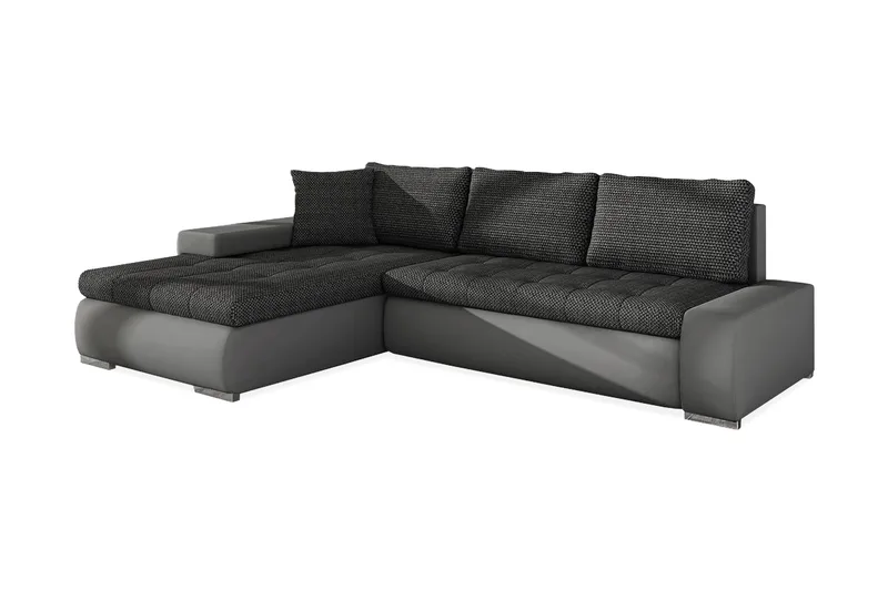 Cerys Divanbäddsoffa 265x185x85 cm Universal - Grå - Möbler - Soffa - Bäddsoffa - Bäddsoffa divan