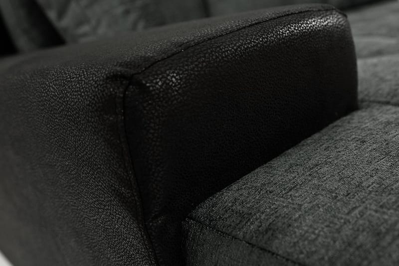 Cerys Divanbäddsoffa 265x185x85 cm Universal - Svart - Möbler - Soffa - Bäddsoffa - Bäddsoffa divan