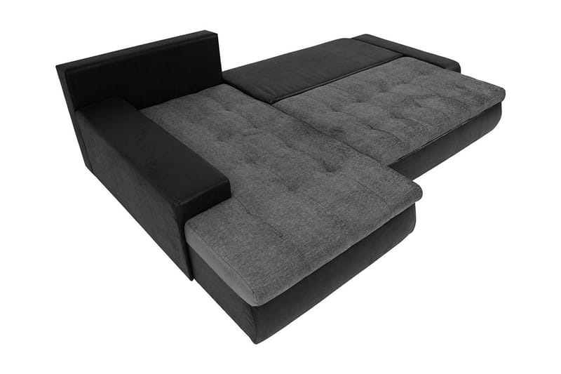 Cerys Divanbäddsoffa 265x185x85 cm Universal - Svart - Möbler - Soffa - Bäddsoffa - Bäddsoffa divan