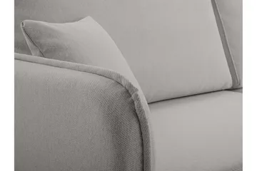 Chandru Bäddsoffa med Divan 3-sits i Plysch - Beige - Möbler - Soffa - Bäddsoffa - Bäddsoffa divan