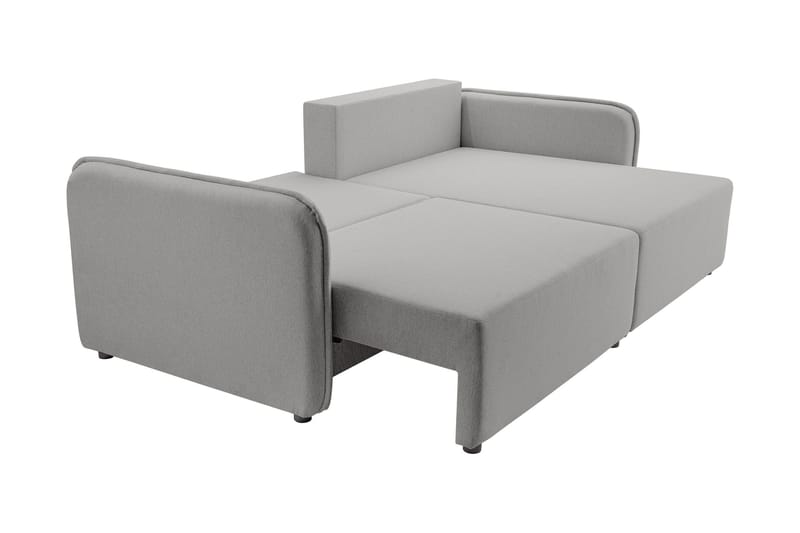 Chandru Bäddsoffa med Divan 3-sits i Plysch - Beige - Möbler - Soffa - Bäddsoffa - Bäddsoffa divan