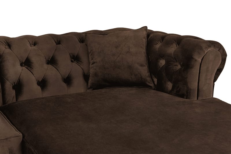 Chesterfield Kristin Bäddsoffa m. Divan - Vintage Brun - Möbler - Soffa - Bäddsoffa - Bäddsoffa divan