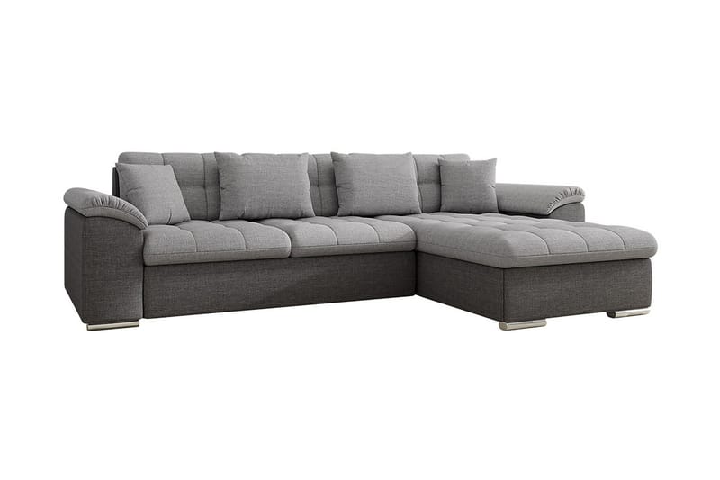 Chilor 4-sits Bäddsoffa - Grå - Möbler - Soffa - Bäddsoffa - Bäddsoffa divan