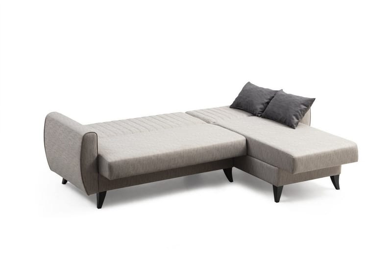 Dalima Bäddsoffa m. Divan 3-sits - Ljusgrå - Möbler - Soffa - Bäddsoffa - Bäddsoffa divan