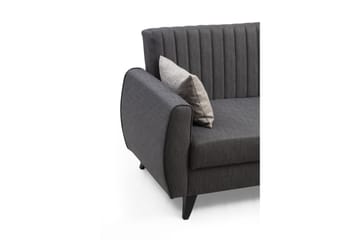 Dalima Bäddsoffa m. Divan 3-sits - Mörkgrå - Möbler - Soffa - Bäddsoffa - Bäddsoffa divan
