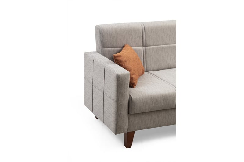 Darcia Bäddsoffa m. Divan 3-sits - Ljusgrå - Möbler - Soffa - Bäddsoffa - Bäddsoffa divan