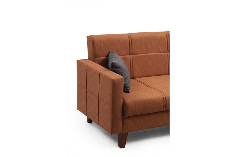 Darcia Bäddsoffa m. Divan 3-sits - Röd - Möbler - Soffa - Bäddsoffa - Bäddsoffa divan