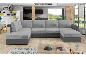 Dargina 6-sits Bäddsoffa Höger - Grå - Möbler - Soffa - Bäddsoffa - Bäddsoffa divan