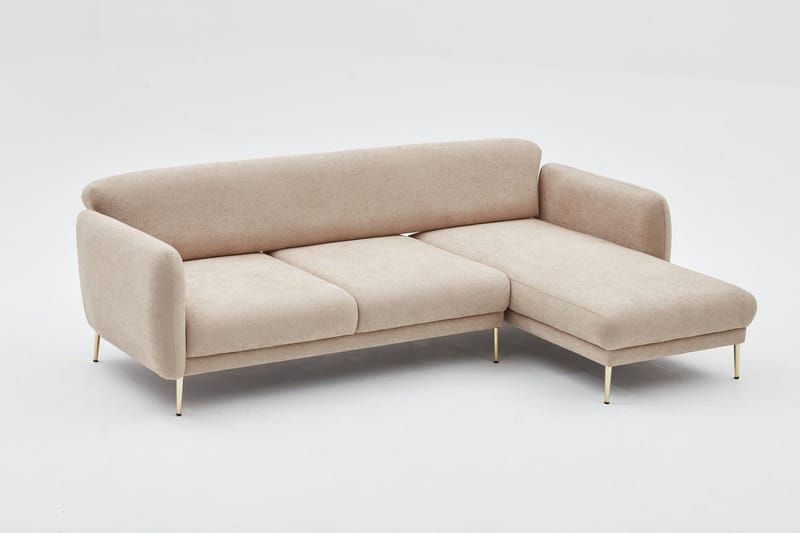 Devika Bäddsoffa m. Divan 4-sits - Beige - Möbler - Soffa - Bäddsoffa - Bäddsoffa divan
