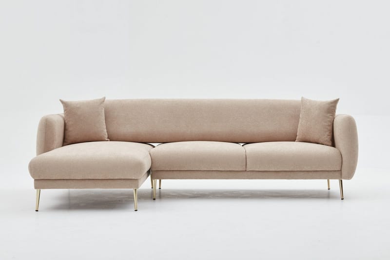 Devika Bäddsoffa m. Divan 4-sits, Beige