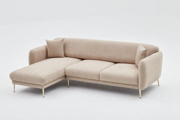 Devika Bäddsoffa m. Divan 4-sits - Beige - Möbler - Soffa - Bäddsoffa - Bäddsoffa divan