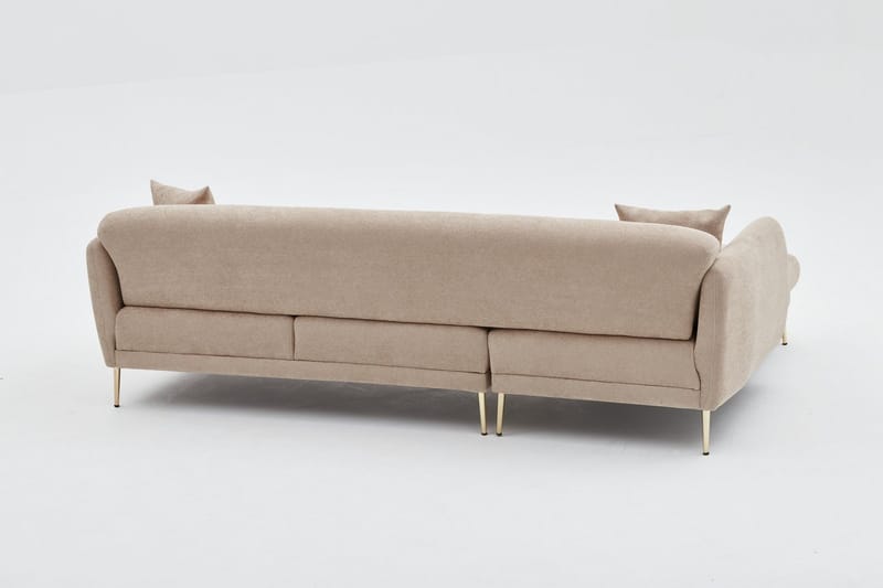 Devika Bäddsoffa m. Divan 4-sits - Beige - Möbler - Soffa - Bäddsoffa - Bäddsoffa divan