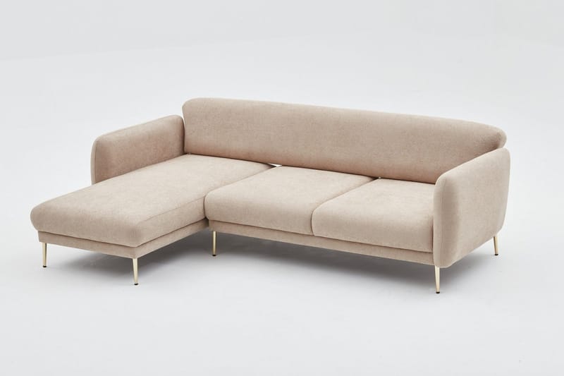 Devika Bäddsoffa m. Divan 4-sits - Beige - Möbler - Soffa - Bäddsoffa - Bäddsoffa divan