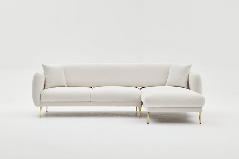 Devika Bäddsoffa m. Divan 4-sits, Ljusbeige