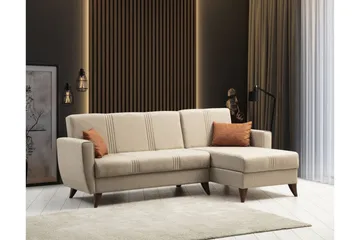 Dewan Bäddsoffa m. Divan 3-sits - Beige - Möbler - Soffa - Bäddsoffa - Bäddsoffa divan