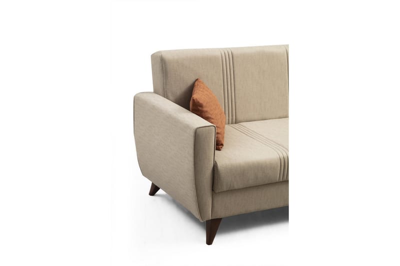 Dewan Bäddsoffa m. Divan 3-sits - Beige - Möbler - Soffa - Bäddsoffa - Bäddsoffa divan