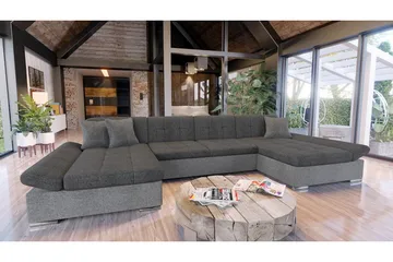 Dewitt 3-sits Bäddsoffa - Grå - Möbler - Soffa - Bäddsoffa - Bäddsoffa divan
