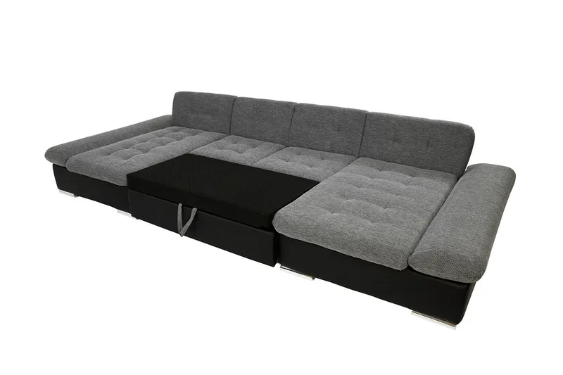 Dewitt 3-sits Bäddsoffa - Röd/Grå/Vit - Möbler - Soffa - Bäddsoffa - Bäddsoffa divan