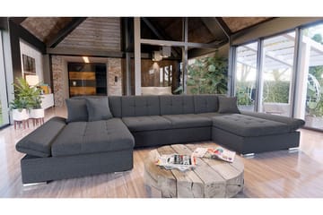 Dewitt 6-sits Bäddsoffa - Mörkgrå - Möbler - Soffa - Bäddsoffa - Bäddsoffa divan