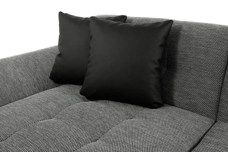 Dewitt 6-sits Hörnsoffa med Divan och Schäslong i Sammet - Vit|Grå - Möbler - Soffa - Bäddsoffa - Bäddsoffa divan