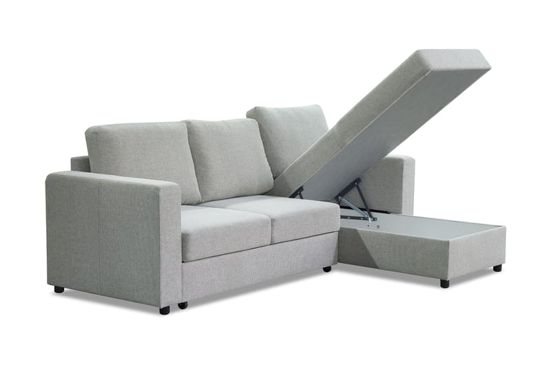 Divanbäddsoffa Achillea Beige - Vändbar - Bäddsoffa divan