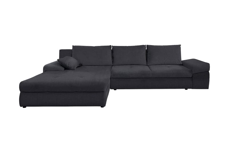 Divanbäddsoffa Barriga 313x215x82 cm - Grå - Bäddsoffa divan