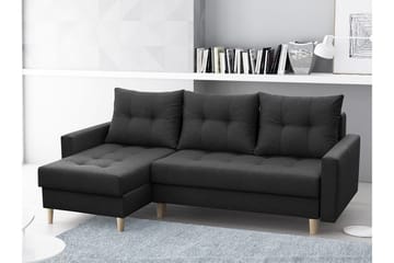 Divanbäddsoffa Bodo 222x140x90 cm - Blå - Möbler - Soffa - Bäddsoffa - Bäddsoffa divan