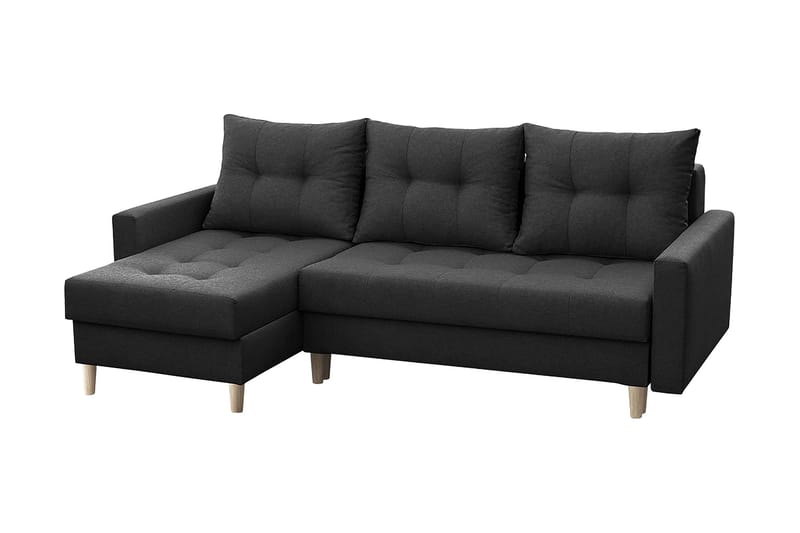 Divanbäddsoffa Bodo 222x140x90 cm - Blå - Möbler - Soffa - Bäddsoffa - Bäddsoffa divan