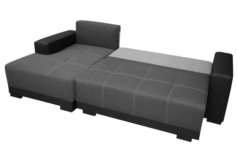 Divanbäddsoffa Dallas 240x140x80 cm - Grå - Möbler - Soffa - Bäddsoffa - Bäddsoffa divan