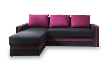 Divanbäddsoffa Euforia 234x156x82 cm - Rosa - Möbler - Soffa - Bäddsoffa - Bäddsoffa divan