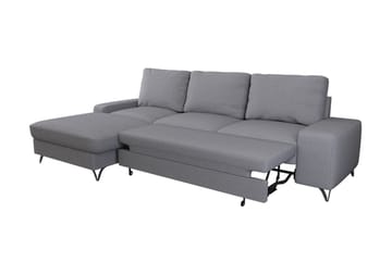 Divanbäddsoffa Flavio 300x94x91 cm - Grå - Möbler - Soffa - Bäddsoffa - Bäddsoffa divan