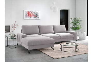 Divanbäddsoffa Flavio 300x94x91 cm - Grå - Möbler - Soffa - Bäddsoffa - Bäddsoffa divan